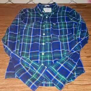 Abercrombie & Fitch long sleeve button up  flannel T shirt
